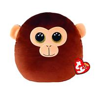 Peluche TY Squish A Boo's Small Dunston Le Singe Marron Marron