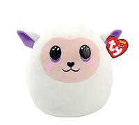 Ty - Squish a boos - Coussin Fluffy le mouton 20cm - Blanc, TY39234