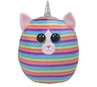 Ty - Squish a Boos - Coussin Peluche Enfant Heather le chat 20cm, TY39289