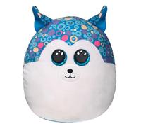 Ty - Squish a Boos - Coussin Peluche Enfant Helena le husky 40 cm, TY39197