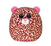 Ty - Squish a Boos - Coussin Peluche Enfant Lainey le léopard 20cm, TY39299