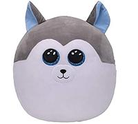 Ty - Squish a Boos - Coussin Peluche Enfant Slush le chien 20cm, TY39293