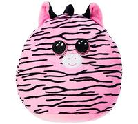 Ty - Squish a Boos - Coussin Peluche Enfant Zoé le zèbre 20cm, TY39294