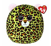 Ty - Squish a boos - Coussin Peluche Livvie Le léopard