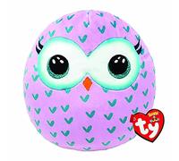 TY - Squish a boos - Coussin Peluche Winks la Chouette, 40 cm, Violet