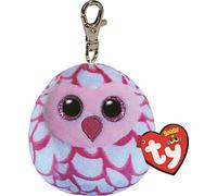 Ty Squish a Boos, Pinky, hibou, clip, env 10 cm