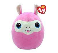 Ty Animal en peluche Squish a Boos Small Lana le lama Coussin 20 cm Rose
