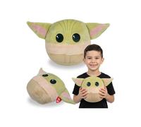 TY Star Wars Baby Yoda GROGU Douillet, coussin décoratif, SQUISHY BEANIES, coussin décoratif pour la chambre - mascotte ronde 22cm