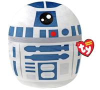 Ty - Star Wars Squis a boos - Coussin R2D2 35 cm - TY39359 - Blanc, Bleu - Dès 3 ans