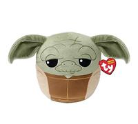 TY Star Wars Yoda Squish-A-Boo 25,4 cm - Peluche douce sous licence - Pour bébé - À collectionner