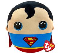 TY Superman - Squishy Beanie - Peluche Douce de 25,4 cm - Objet de Collection Douillet pour Enfants et bébés - Teddy rembourré - DC Comics