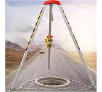 ty Support de treuil avec dispositif de sécurité pour treuils de 544,3 kg/816,5 kg/1 179,3 kg, idéal pour les espaces restreints, les falaises et les puits profonds (treuil de 544,3 kg et 117,3 m)