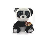 Ty - T36463 Beanie Boo's - Peluche Bamboo le Panda - Multicolore (Noir /Argent/blanc) - 23 cm