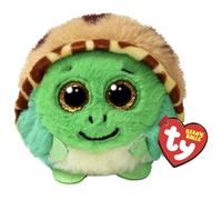 Ty T42549 - Beanie Balls Cruiser la Tortue avec des Yeux dorés pailletés, Animaux en Peluche Douce et Ronde à Collectionner - 8 cm