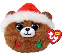Ty Teeny Puffies Ours de Noël Marron 10cm