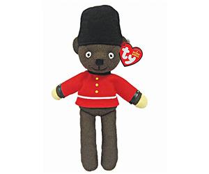 TY Toys Mr. Bean Guardsman - Peluche Douce - Peluche à Collectionner