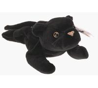 TY Ty Beanie Baby Velvet the Black Panther (étiquette volante de 4e génération) par Ty Beanie Baby Velvet the Black Panther Cat