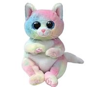 Peluche TY Beanie Bellies Jenni le chat 15 cm Multicolore