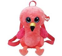 Ty TY95009 - Sac à Dos Peluche 50 cm - Gilda Le Flamant Rose Rose G
