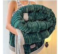 TY&WJ Fausse Fourrure De Lapin Couverture Plaid Peluche,Très Épaisse Et Chaude Couverture en Peluche Douce Couverture en Peluche À Bulles pour Chambre À Coucher,G,150x200cm(59x79)