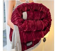 TY&WJ Fausse Fourrure De Lapin Couverture Plaid Peluche,Très Épaisse Et Chaude Couverture en Peluche Douce Couverture en Peluche À Bulles pour Chambre À Coucher,E,200x230cm(79x91)