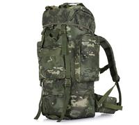 TY&WJ Sac À Dos De Randonnée 70L Tactique Grande Capacité, Sac À Dos D'extérieur Imperméable Durable avec Poche À Eau, pour Randonnée, Camping, Voyage,I,100L