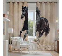 Tyafsgvqo Singe Mandrill Rideau Fenetre Occultant, Rideau Thème Animalier Moderne, Lot de 2 Rideaux 280x180 cm à Oeillets Opaque Thermique Isolant Anti Froid pour Chambre Salon