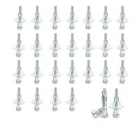Tyatiyzn 30 PCS Fixation Parpaing Creux, Cheville Métallique Béton, Cheville Expansion Plafond , pour Plaques de Plâtre, Plaques de Plâtre, Fixation dans le Béton