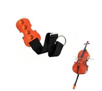 Tyatiyzn Planche Violoncelle, Accessoires pour Support Antidérapant, Support D'ancrage en Erable Massif pour Violoncelle Anti-Dérapant, 4 Trous,Sangle en Nylon