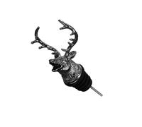 Tyatiyzn Verseurs en Tête de Cerf de, Bouchon de Vin de Tête de Cerf, Accessoires Vin, Zinc Avec Ldéal pour Noël, la Fête des Pères, Les Anniversaires