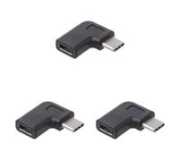 Tyatocepy 3X Angle Droit de 90 Degrés USB 3.1 Type C Mâle À USB-C Adaptateur de Convertisseur