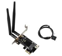 Tyatocepy Adaptateur réseau sans fil PCI-E X1 vers M.2 NGFF E-Key WiFi avec Bluetooth pour PC de bureau