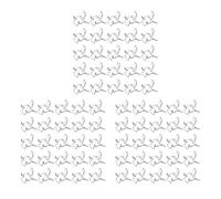 Tyatocepy Lot de 75 chevalets en plastique transparent pour présentoir en acrylique - Chevalet d'affichage en acrylique - Support pour pierres d' minérale
