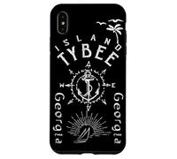 Tybee Island Souvenir Georgia Nautical Compass Rose Coque pour iPhone XS Max