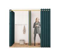 TYBGAU Boutique UK Cabine d'essayage Portable avec Rideau de séparation, Cabine d'essayage Mobile Simple for centres commerciaux et magasins de vêtements Vestiaire(F,90x190cm)