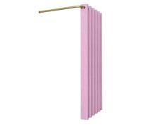 TYBGAU Boutique UK Dressing Mural en LAvec kit Store romainGain de placeCabine d'essayage privativeFacile à Installer Vestiaire(Roze,120x120x200cm)