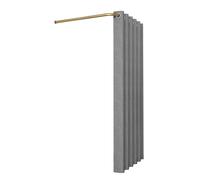 TYBGAU Boutique UK Dressing Mural en LAvec kit Store romainGain de placeCabine d'essayage privativeFacile à Installer Vestiaire(Silver,80x80x200cm)