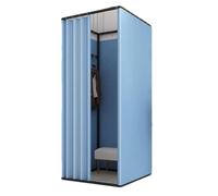TYBGAU Boutique UK Un vestiaire Portable et Autonome avec des Rideaux occultants durables. for Les événements en Plein air, Les centres commerciaux et Plus Encore. Vestiaire(Blauw,100x100x200cm)