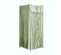 TYBGAU Boutique UK Vestiaire Portable avec Rideaux occultants, adapté aux magasins de vêtements, aux cabines d'essayage des centres commerciaux et aux Bureaux. Vestiaire(Groen,80 * 80 * 200cm)
