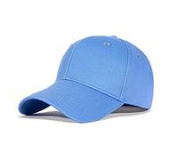 Tybiky Casquette de baseball unisexe en coton - Pour adulte - Couleur pure - Pour homme et femme, Bleu jeans, 56/58 cm
