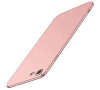 Tybiky Coque de protection fine et rigide pour iPhone SE 2020, iPhone 7/8 - En polycarbonate mat - Anti-chocs - Anti-rayures - Or rose