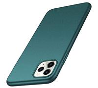 Tybiky - Coque pour iPhone XR - Coque de protection en polycarbonate - Ultra fine - Minimaliste - Anti-rayures - Couleur vert foncé
