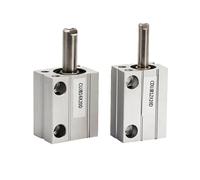 TYBOPHQJ 1 PCS CDUJB/CUJB6 8 10 Petit Cylindre Cylindre carré en Aluminium sans Installation 10DX20D(CDUJB8,Stroke 8mm)