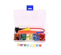 TYBOPHQJ 100 pièces 3A-30A Kit de fusibles à Lame Basse for Voiture Automatique avec extracteur de Pince Ajouter Un Support de Circuit