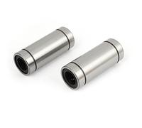 TYBOPHQJ 2 Pcs LM6LUU 16mm Arbre Dia Caoutchouc Scellé Linéaire Roulement À Billes Douille
