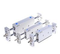 TYBOPHQJ Cylindre pneumatique à Double Effet série STMB, Double Tige de Piston, Languette coulissante, actionneur d'air, alésage 10/16/20/25mm, Course 25/50/75/100/125(STMB16,75mm)