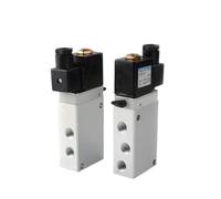 TYBOPHQJ Électrovanne de contrôle d'air série 802/263 1/4 1/2 DC24V AC220V Électrovanne à Deux Voies à Trois Positions(DC24V,2636000 G1-4 2-5Way)