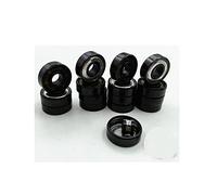 TYBOPHQJ Lot de 8 roulements 608 for Patins à Roues alignées, roulements en céramique 608zz, pièces de Skateboard, Longboard(8pc Si3n4 BSB)