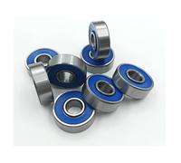 TYBOPHQJ Lot de 8 roulements 608 for Patins à Roues alignées, roulements en céramique 608zz, pièces de Skateboard, Longboard(8pc Gcr15 Abec9)