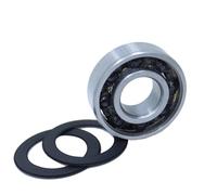 TYBOPHQJ Roulement en céramique Hybride 63/22-2RS, 22x56x15mm, Roue Avant et arrière de vélo de Course 63 22 2RS, roulements à Billes Si3N4 63/22RS